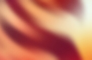 Orange red white yellow grainy gradient background noise texture effect summer poster design seamless colors teal abstract wave pattern.