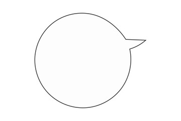 シンプルな手描きふきだし