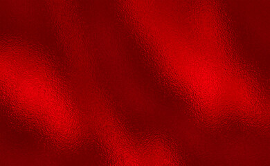 Vector red foil texture background. Abstract gradient bright and shiny light reflection rough texture surface. Vector illustration for background, backdrop, web, wallpaper, print and design artwork.