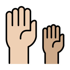 Obraz premium Protest icon