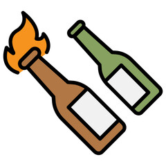 Bottle bomb icon