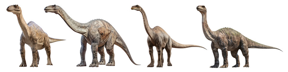 Dinosaur creature Mesozoic era set