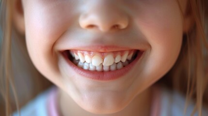 Obraz premium child's mouth , teeth