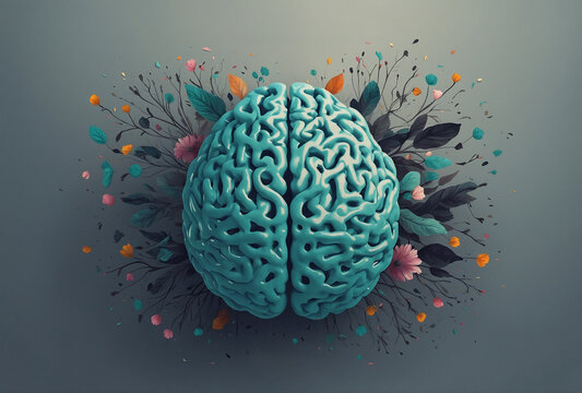 mental health awareness concept illustration