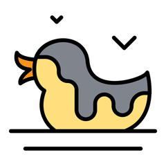 Water pollution icon