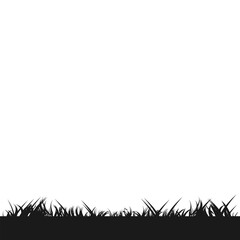 Halloween Grass Silhouette Illustration