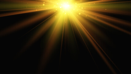Abstract star or sun. Explosion effect. Vector background