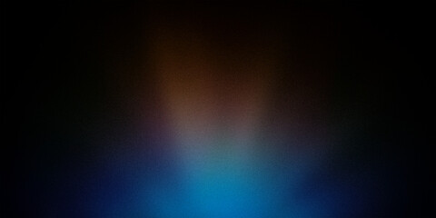 Fototapeta premium Dark, abstract gradient background with a blend of blue, brown, and black hues. Ideal for creating modern, elegant designs, digital art, and various creative projects