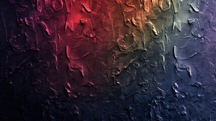Dark multicolored grunge abstract concrete wall. Generative AI
