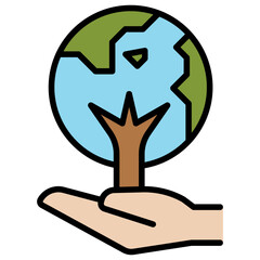 Nature conservation icon