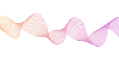 Abstract white digital blend wave lines. Abstract vector colorful flowing wave curved lines elements wave abstract wavy stripes. Abstract blend wave lines and technology background.