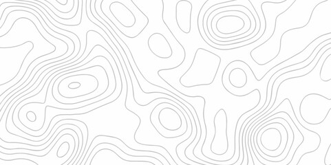 Topography line map. Vector seamless background subtle line pattern. Abstract Luxury black line art. White background with topographic wavy pattern design. Vector contour topographic map.