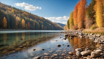 autumn in the mountains