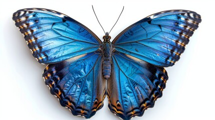Fototapeta premium Emperor blue butterfly