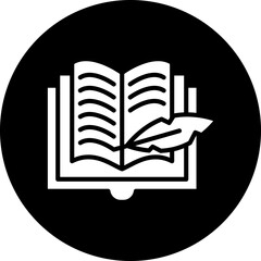 Vector Design History Book Icon Style