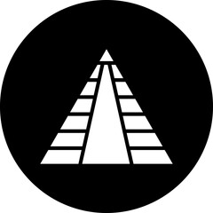 Vector Design Pyramid Icon Style