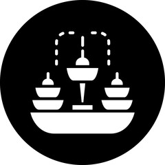 Vector Design Fountain Icon Style