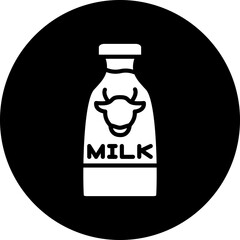 Vector Design Milk Bottle Icon Style