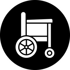 Vector Design Wheelchair Icon Style