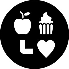 Vector Design Food Alternative Icon Style