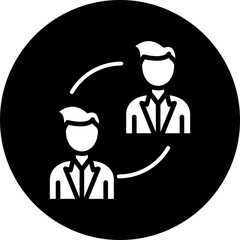 Vector Design P2P Lending Icon Style