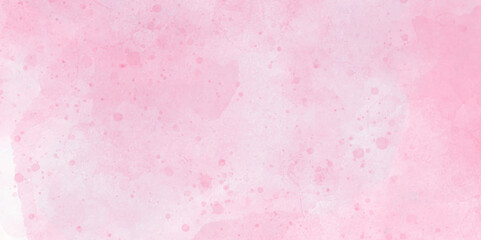 Pink paper and watercolor wall grunge textured. Vintage seamless concrete floor grunge vector background. interior concrete pink rough wall for background texture. 