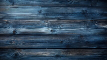 The indigo blue wooden texture background
