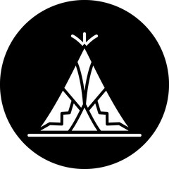 Desert Tipi Icon Style © designing ocean