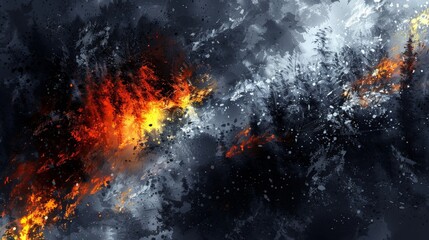 fire in the sky