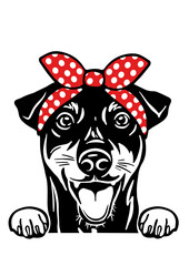 Pincher SVG, Dog Breed SVG, Dog SVG, Pet SVG, Cat SVG, Best Friend SVG, Guard SVG, Dog Lover SVG, Peeking Animal SVG, Pincher Silhouette, Pincher Vector, Clipart, Cut file for Cricut SVG, JPG, PNG