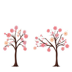 Obraz premium Stunning PNG of trees and flowers