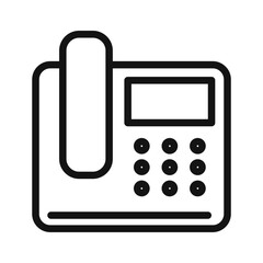 Business Office Phone Icon Ideal for Corporate Communications