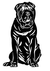 Shar Pei SVG, Dog Breed SVG, Dog SVG, Pet SVG, Cat SVG, Best Friend SVG, Guard SVG, Dog Lover SVG, Peeking Animal SVG, Shar Pei Silhouette, Shar Pei Vector, Clipart, Cut file for Cricut PNG, JPG, SVG