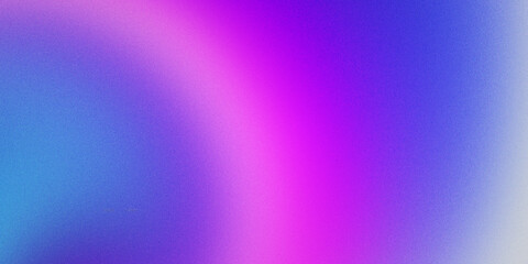 Abstract blurred background with swirling shades of blue and purple, creative gradient with grainy...