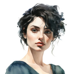 Fototapeta premium PNG Portrait drawing sketch adult.