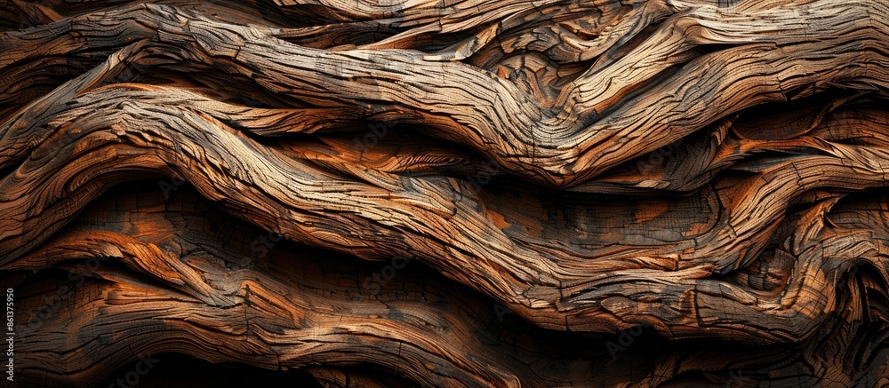 Poster The wood results from lignification in the trunk, branches, and twigs of plants, forming a durable material suitable for various applications like a copy space image.