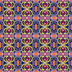 Ikat Abstract Ethnic Art, Tribal Seamless Patterns, Fabric Patterns, Folk Embroidery, Aztec Geometric Art Jewelry Prints, Covers, Mexican Style, Carpet Design, Wallpaper, Wraps, Fabrics, Clothing.