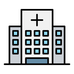 Fototapeta premium Hospital icon