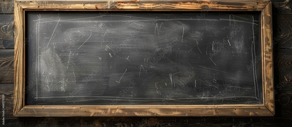Poster maritime-themed blackboard with ample copy space image.