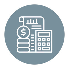 Budget Analysis icon vector image. Can be used for Business Performance.