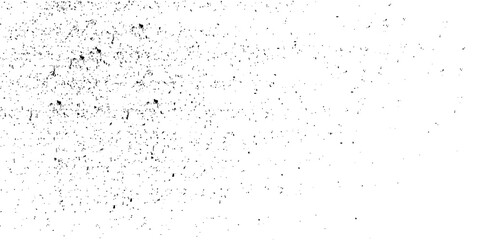 Fototapeta premium Subtle grain vector texture overlay. Abstract black and white gritty grunge background. Monochrome texture of the brush strokes with a dry brush in grunge style. Chaotic dirty pattern. Vector