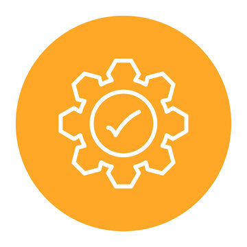 Execution icon vector image. Can be used for Action Plan.