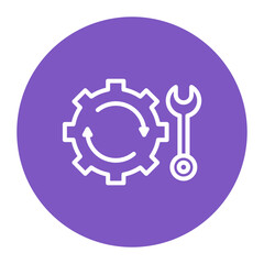 Operations Manual icon vector image. Can be used for Operations Management.