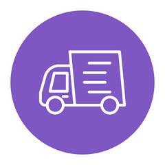 Delivery Truck icon vector image. Can be used for Order Fulfilment.