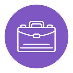 Briefcase icon vector image. Can be used for Headhunting.