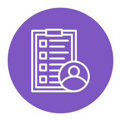 Skill Assessment icon vector image. Can be used for Headhunting.