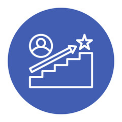Succession Planning icon vector image. Can be used for Headhunting.