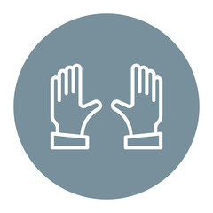 Obraz premium Hands icon vector image. Can be used for Sun Protection.