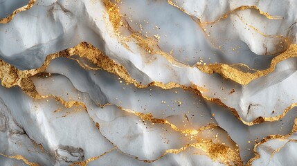 Luxurious marble texture background with elegant gold accents and sophisticated grey patterns for refined and upscale visual aesthetics