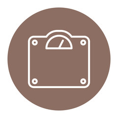 Weight Scale icon vector image. Can be used for Physical Wellbeing.